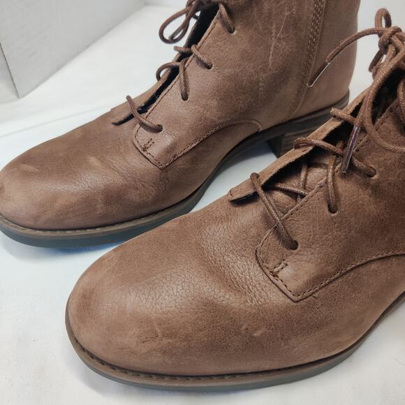 Timberland Beckwith Brown Full Grain Leather Lace Up Chukka Ankle Boots 7.5 - Picture 10 of 11